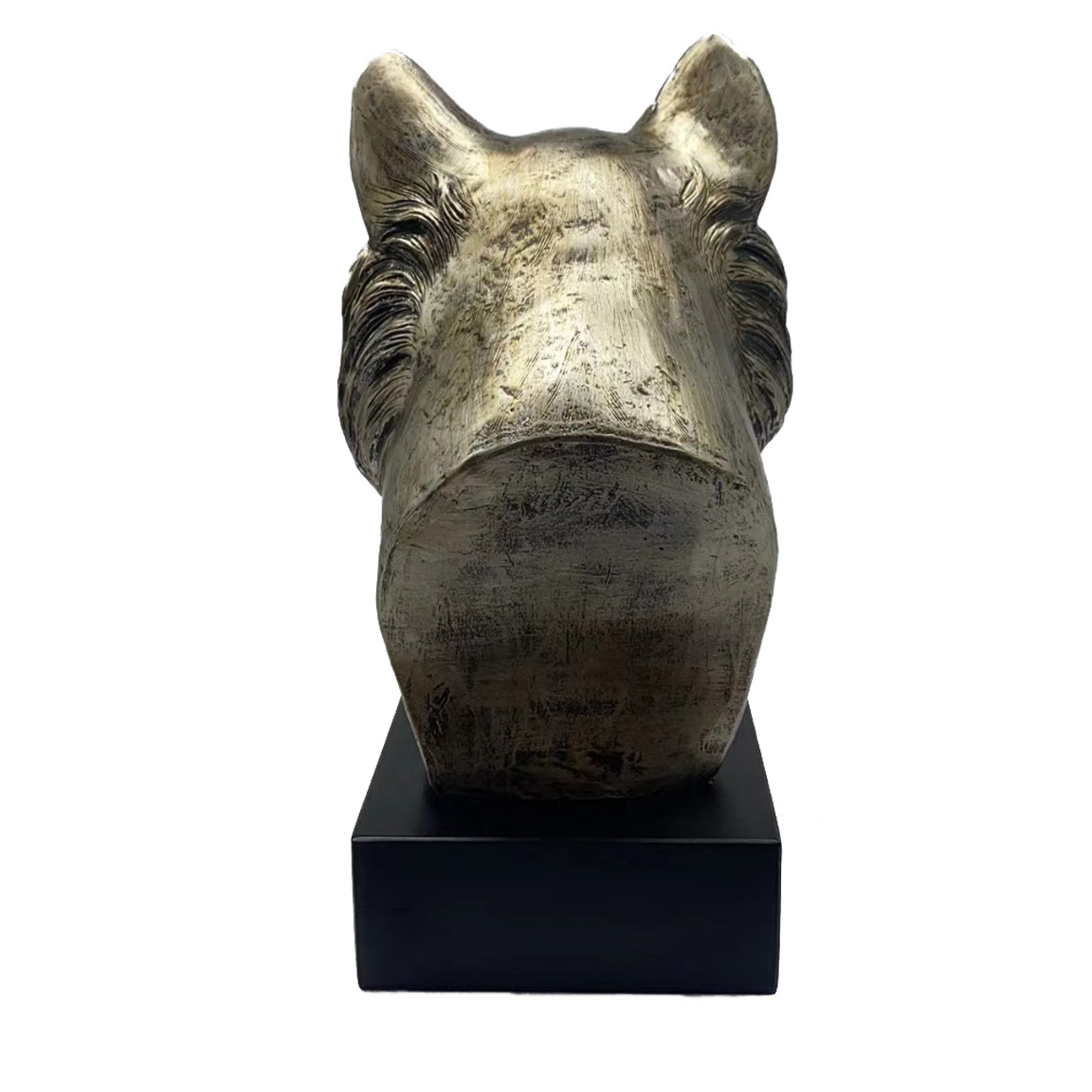 Bronze Hund Statue 08 