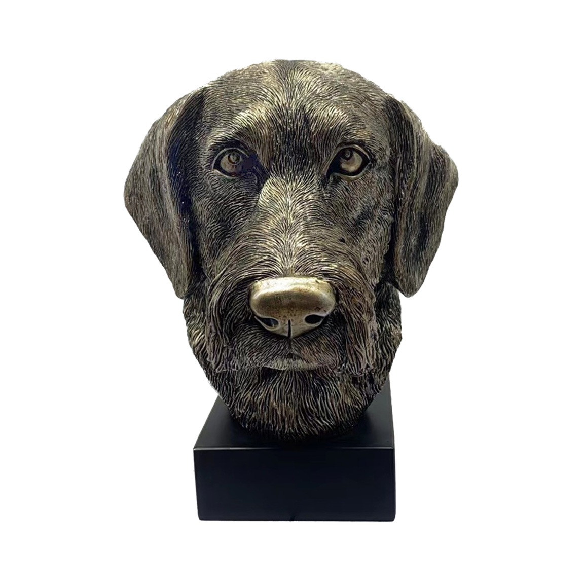 Bronze Hund Statue 04 